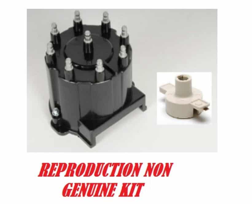 Distributor Cap & Rotor Kit: 87-92 GM V8 (Repro)